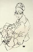 Egon Schiele Seated Woman oil painting artist